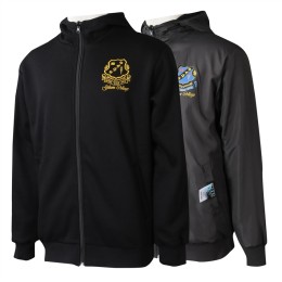 J911 manufacture black double-sided windbreaker jacket, customized silk screen embroidered LOGO windbreaker jacket windbreaker jacket supplier J911 manufacture black double-sided windbreaker jacket, customized silk screen embroidered LOGO windbreaker jacket windbreaker jacket supplier